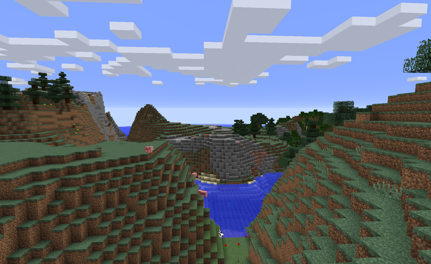 Minecraft hill